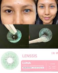 LENSSIS LUNA Green, Brown, Gray Contact Lens Review