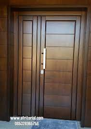 Model pintu minimalis 2 pintu kusen pintu pinterest. Model Kusen Pintu Rumah Minimalis Ukir Terbaru 2020 Bahan Kayu Jati