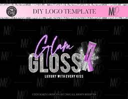 Lip Gloss Logo Design Gloss Logo Design Lip Gloss Logo Design Salon Logo Beauty Logo Logo Template In 2021 Salon Logo Logo Design Beauty Logo