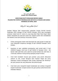 Laman interaksi mufti negeri melaka. Bernama Tv On Twitter Pkp Arahan Penangguhan Aktiviti Solat Berjemaah Dan Solat Jumaat Di Masjid Dan Surau Di Seluruh Negeri Sabah Dilanjutkan Sehingga 28 April 2020 Mufti Kerajaan Negeri Sabah