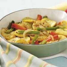 Yellow Squash And Peppers Recipe Stuffed Peppers Veggie Dishes Healthy Recipes