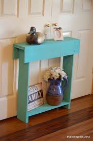 Console Table Small Console Table Teal Skinny Wall Table Skinny Entry Table Blue Cottage Decor 30x7x30 Small Console Tables Entry Table Front Entry Tables