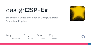 For graduate students it is a good survey of modern statistical. Github Das G Csp Ex My Solution To The Exercices In Computational Statistical Physics
