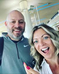 When you bump into your husband at the airport..