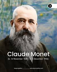 🎉 Happy Birthday to the legendary master of light and color, Claude Monet!  (Born November 14, 1840) The father of 𝘐𝘮𝘱𝘳𝘦𝘴𝘴𝘪𝘰𝘯𝘪𝘴𝘮 didn't  just change how we see art—he changed how we see