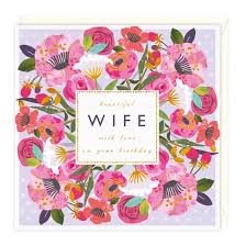 Here's a great idea for when you just don't know what to there is something for every woman on a cruise. Happy Birthday To A Beautiful Wife Floral Premium Card Buy Birthday Cards In Dubai Uae