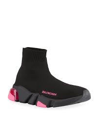 Balenciaga.com has been visited by 10k+ users in the past month Balenciaga Sock Shoes Pink