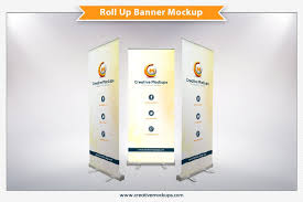 Roll Up Banner Mockup Mockup Banner Roll Up