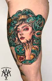 Neo Traditional Medusa Tattoo Medusa Tattoo Traditional Medusa Tattoo Medusa Tattoo Color