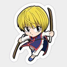 Stylized collectable stands 3 ¾ inches tall, perfect for any hunter x hunter fan! Chibi Kurapika Hunter X Hunter Kurapika Aufkleber Teepublic De