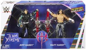 These two obviously had phenomenal chemistry. Wwe Hardy Boyz Matt Hardy Jeff Hardy Epic Moments Toy Wrestling Action Figure Elite 2 Pack The Hardy Boyz Wwe Wwe Elite