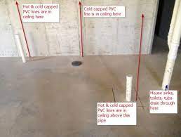 Basement Help Identifying Bathroom Rough In Pipes Bathroom Plumbing Basement Bathroom Plumbing Basement Plumbing