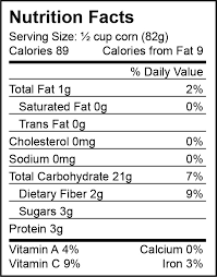 Harvest Of The Month Nutritional Facts