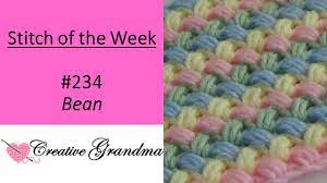 We're celebrating with a special better sharing campaign, honoring 20 years of commitment to open access and better sharing. Stitch Of The Week 234 Bean Stitch Free Pattern At Www Creativegrandma Net Youtube