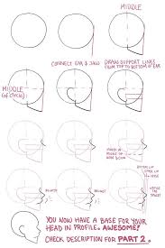 Pin By Fy Lin On Drawing Stuff With Images Drawing Tutorial Face Drawing Tutorial Face Profile Drawing