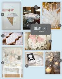 A Diamond Wedding Shower Diamond Bridal Shower Wedding Shower Themes Diamond Theme Party