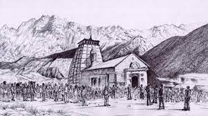 'temple of the lord of the field'), is a hindu temple (shrine) dedicated to shiva. Kedarnath Temple Full Drawing Youtube