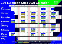 Accédez aux calendrier et résultats de la super coupe d'europe 2020/2021 mais aussi aux matchs en direct, résumés des rencontres, à l'actu du football. Volley Calendrier Des Differentes Coupe D Europe Pour La Saison 2020 2021 Sport Business Mag
