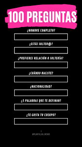 Si aún no sabes cómo crear una encuesta para instagram stories, a continuación te explicamos cómo hacerlo paso a paso de forma muy sencilla para que puedas hacer preguntas y demás:. Plantilla Para Historia De Instagram Template Juego 100 Preguntas 100 Preguntas Frases Bonitas Preguntas Divertidas