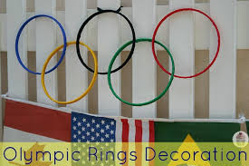 Filling it with our vast array of olympic themed venue decorations, prop hire and venue dressing additionally, we can add olympic themed photo booths and even combine elements from all across. Olympic Rings Decoration Hoosier Homemade