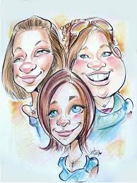 Busch Gardens These 3 Friends Had Their Caricature Done Together And Were A Lot Of Fun Caricature Sketch Caricature Examples Caricature