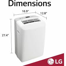 Portable ac units must be ventilated. Lg 8 000 Btu Portable Air Conditioner With Remote Reviews Wayfair