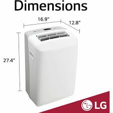 Noise levels for common portable air conditioners usually range from 50 to 60 decibels, about the same as a light conversation. Lg 8 000 Btu Portable Air Conditioner With Remote Reviews Wayfair