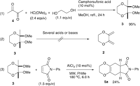 Generation and reactivity of epoxydioxines. by c. 2 3 Dimethoxy 2 3 Dimethyl 1 4 Dioxane As A Useful Precursor To 2 3 Dimethylene 1 4 Dioxane For 4 2 Cycloaddition Reaction Rsc Advances Rsc Publishing Doi 10 1039 D1ra00329a
