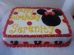 Bizcocho De Mickey Mouse Cuadrado Minnie Mouse Sheet Cake Mickey Mouse Birthday Party Mickey Birthday Minnie Party