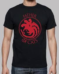 Pere De Chats Jeu De Parodie De Trones T Shirt Custom T Shirt Vetement Originaux