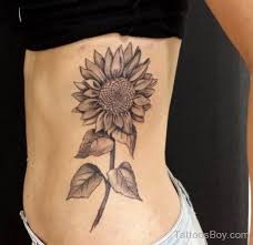 Black And Grey Sunflower Tattoo Designs Sunflower Tattoo On Rib Sunflower Tattoos Sunflower Tattoo Thigh Sunflower Tattoo Shoulder