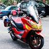 Modenas elegan 250 me250 battery cover storage box. 1