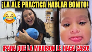 LA ALE APRENDE HABLARLE CHIQUITO A LA MADISON/ LA ALE ESTA TRISTE PORQUE LA  MADISON NO LE HACE CASO