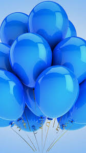 These Blue Balloons Represent When Angelina Lost Henry At The Fair But Found Him By The Balloons Where He O Cute Blue Wallpaper Blue Balloons Blue Backgrounds