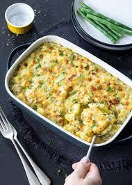 Cheesy Tuna Potato Bake Your Ultimate Menu Recipe Recipes Tuna Dishes Tuna Potato Bake