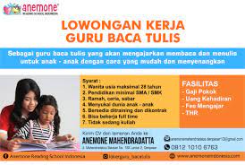 Info terbaru lowongan kerja nanny pengasuh anak usia tahun purwokerto di pribadi. Lowongan Kerja Guru Lokerbali Info