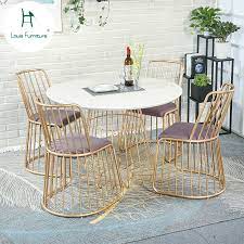 They say a good cook never lacks friends. Louis Fashion Dining Table Nordic Style Cafe Milk Tea Shop Hotel Business Negotiation Small Round Table Dining Tables Aliexpress