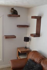 Tablettes Murales Pour Chat Huve Tablette Murale Etagere Deco Maison Litiere Chat