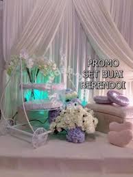 Tehee.today aku nak update pasal pelamin bertunang bajet aku. Diy Pelamin Buaian Berendoi Akikah