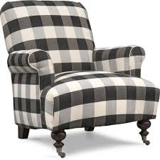 Black And White Buffalo Plaid Chair And Ottoman Rhys Accent Chair In 2020 Value City Furniture White Furniture Living Room City Furniture