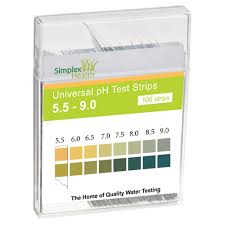 Water Ph Test Strips 5 5 9 0 100 Strips Shuniversal5
