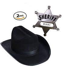 Children S Cowboy Set Black Child S Cowboy Hat With Sheriff Badge To View Further For This Item Visit The Image L Kids Cowboy Hats Black Kids Cowboy Hats