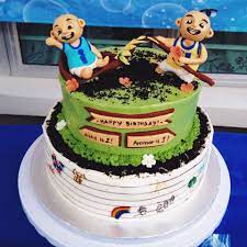 Upin, ipin and their friends come across a mystical 'keris' that opens up a portal and transports them straight into the heart of a kingdom. 7 Upin Ipin Ideas Birthday Cake Kids Cake Cake