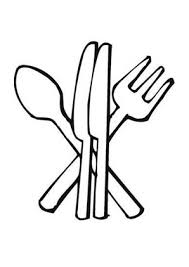 Ausmalbild Besteck Ausmalen Ausmalbild Ausdrucken