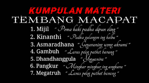 Marilah semuanya mencari ilmu, ilmu adalah yang palig utama, Contoh Soal Tembang Macapat Cara Golden