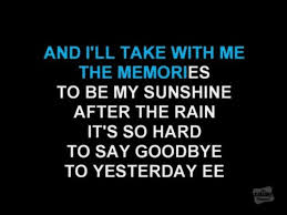 I don't think you understand the feeling that i get inside when i see your cursive handwri. Karaoke R B Hip Hop It S So Hard To Say Goodbye To Yesterday Tv Episode Photo Gallery Imdb