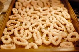 Reckless Abandon Oven Baked Calamari With Two Dipping Sauces Baked Calamari Recipe Calamari Calamari Recipes