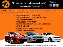 10 Renta A Car Alquiler De Coches En Alicante Campello San Juan Bon