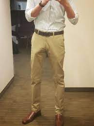 Got new khakis for work. How'd they look? : r/Bulges