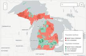 Interactive Map See Population Changes In Your Community Bridge Michigan
